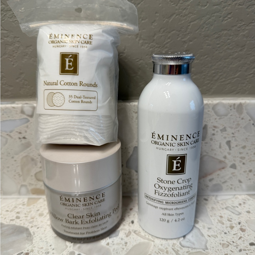 Eminence Exfoliating Peel and Fizzoliant